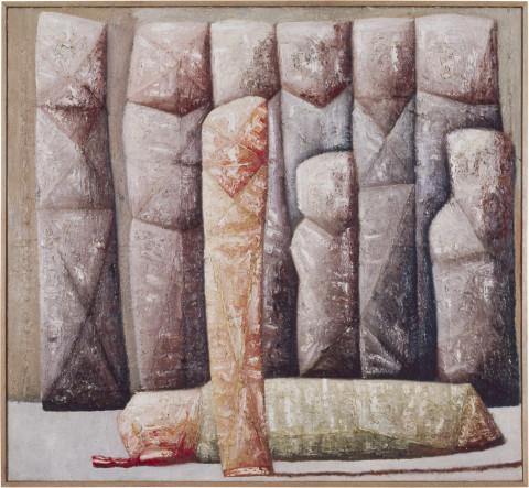 Keith Looby Assassin, 1982; oil on canvas; 122 x 122 cm; enquire