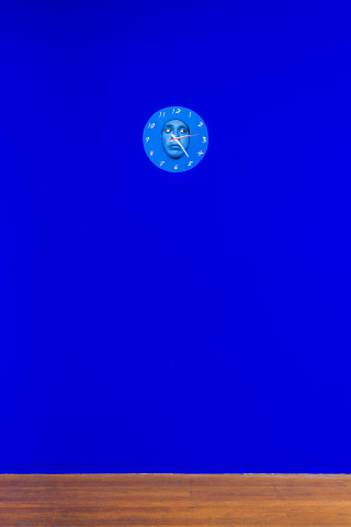 Tom Polo clockwatch (for Roslyn Oxley9), 2021; created with Dara Gill; wall painting and digital video; dimensions variable; 8 hours 15 mins; more info; enquire