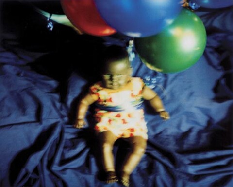 Destiny Deacon Fly baby fly, 2006; lightjet print from Polaroid original; 80 x 100 cm; Edition of 8 + 2 APs; enquire
