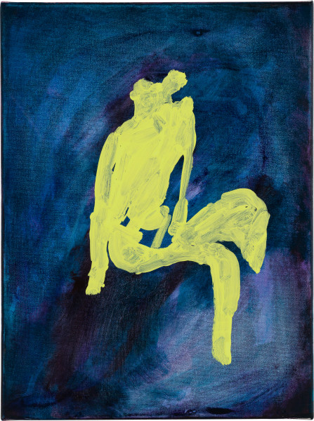 Tom Polo hold on, 2026; acrylic on canvas; 40.5 x 30 cm; enquire
