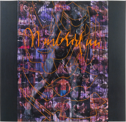 Mark Titmarsh Of Self Overcoming, 1991; acrylic on paper; 137 x 144 cm; enquire