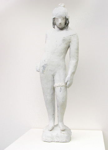 Linda Marrinon Woman with topknot, 2005; plaster; 72 x 22 x 18 cm; enquire