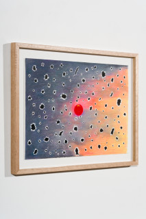 Callum Morton The Hole Story #12: Space Junk, 2026; pencil and gouache on paper; 30 x 42 cm; enquire