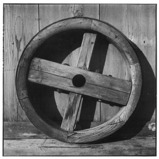 Bill Culbert Wood wheel with cross, 2002; Edition of 25; enquire