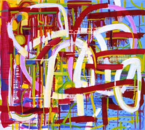 Angela Brennan Room enough to be anywhere, 2000; oil on linen; 122 x 138 cm; enquire