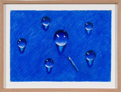 Callum Morton Water #5, 2025-26; pencil and gouache on paper; 30 x 42 cm; more info; enquire