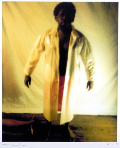 Destiny Deacon Where's Mummy?, 2001; from the series Forced Into Images; Light jet prints from Polaroid originals; 95 x 77 cm; Edition of 20; enquire