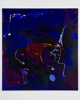 Tom Polo i always knew you'd follow through, 2026; acrylic on canvas; 213 x 198 cm; enquire