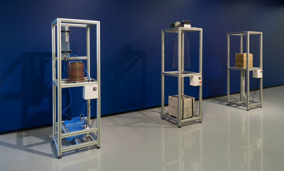 Installation view, Marley Dawson, Future Eaters, Monash University Museum of Art, Melbourne (22 July – 23 September 2017)
