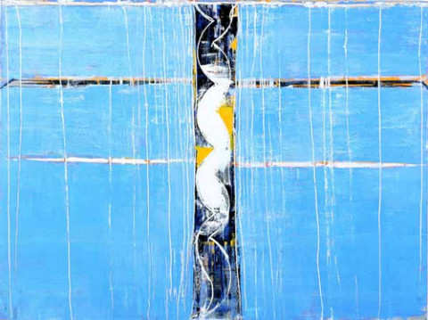 John Firth-Smith Outline, 2003; oil on linen; 6 x 8ft; enquire