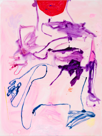 Tom Polo I always knew I'd never forget, 2023; from the series acrylic and Flashe on canvas; 182 x 138 cm; more info; enquire