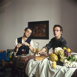 Anne Zahalka The Card Players, 1987; Ilfochrome print; 80 x 80 cm; Edition of 10; enquire