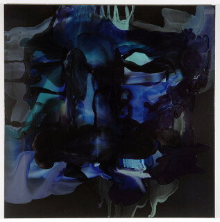 Dale Frank [as yet untitled], 2008; varnish on canvas; 200 x 200 cm; enquire