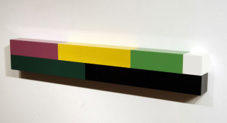 Michael Parekowhai Atarangi #7, 2004; two pot paint + aluminum; 20 x 130 x 10 cm; enquire