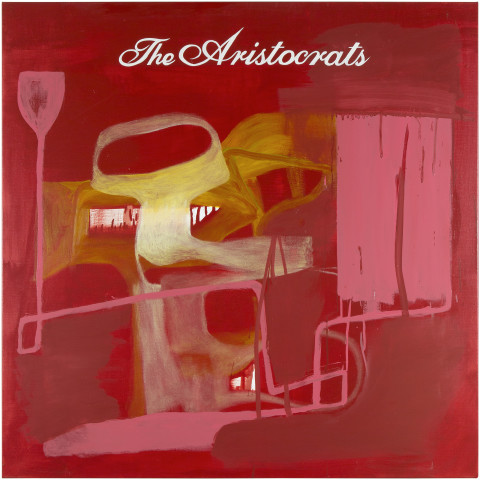 Gareth Sansom The Aristocrats, 2014; oil and enamel on linen; 122 x 122 cm; enquire