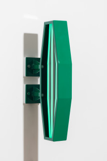 Callum Morton City Lights #10, 2026; steel, 2Pac polyurethane, lights; 70 x 35 x 12 cm; enquire