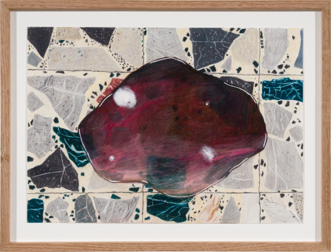 Callum Morton Spill #8, 2025-26; pencil and gouache on paper; 30 x 42 cm; more info; enquire