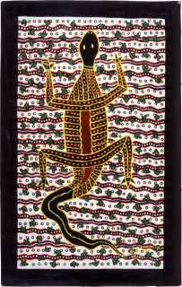 Robert Campbell Jnr Lizard, 1989; acrylic on canvas; 92 x 55 cm; enquire
