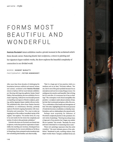 PRESS: Patricia Piccinini Art Collector Issue 114