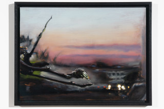 Louise Hearman Untitled #1560, 2025; oil on masonite; 45 x 61 cm; enquire