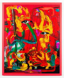 TV Moore Hard Drive Wet Dream, 2014;  cibachrome in unique frame; 168 x 135 cm; enquire