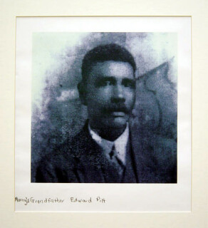 Destiny Deacon Mummy's Grandfather: Edward Pitt, 1998; colour laser print; 42.2 x 29.6 cm; Edition of 15; enquire