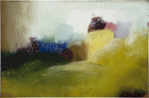Louise Hearman Untitled #  873, 2003; oil on masonite; 15 x 24 cm; enquire