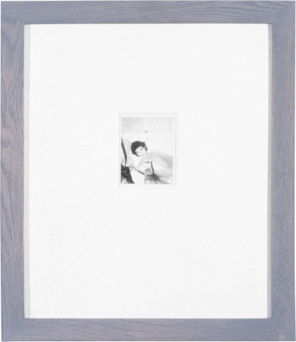 Robert Mapplethorpe Self Portrait, 1973; Polaroid; 11 x 8.5 cm; enquire