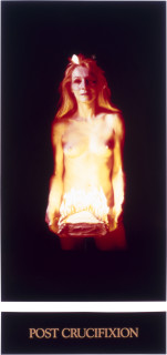 Christine Webster Post Crucifixion, 1988; cibachrome prints; 190 x 91 cm; enquire