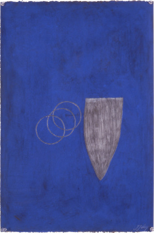 Fiona Foley Catching Tuna, 1992; pastel on paper; 56 x 38 cm; enquire