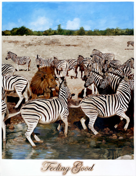 Daniel Boyd Feeling Good, 2009; oil on canvas; 256.5 x 198 cm; Enquire