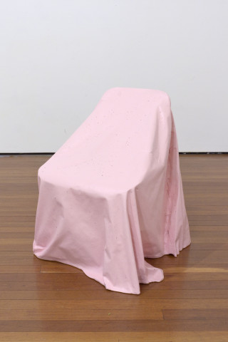 Callum Morton Cover Up #2, 2012; polyurethane resin, wood, synthetic polymer paint; 72 x 70 x 70 cm; enquire