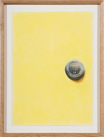 Callum Morton Door #3, 2024; pencil and gouache on paper; 42 x 30 cm; more info; enquire