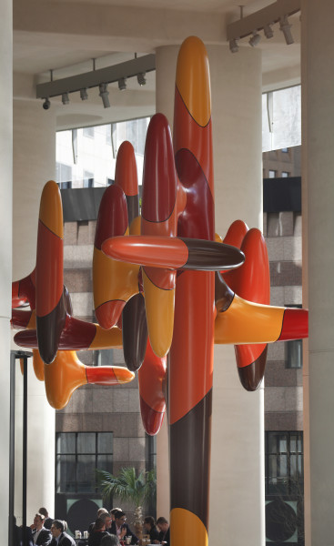 Installation view, James Angus, Day In Day Out, 2011, 1 Bligh Street Commission, Sydney; Photo: Peter Hyatt