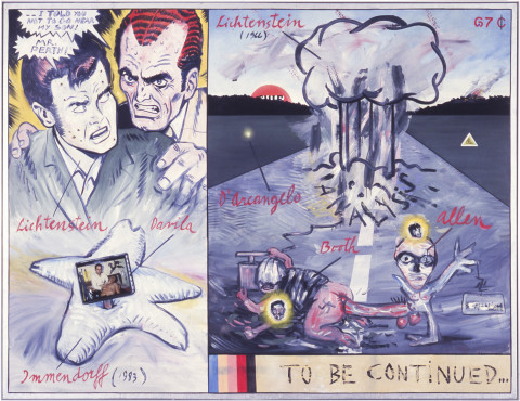 Juan Davila On Paranoia, 1983; 200 x 263 cm; enquire