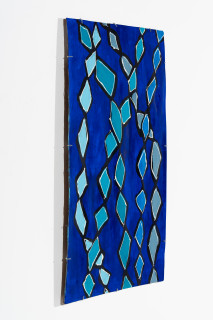 Dhambit Munuŋgurr Gurtha, 2025; 2173-25; acrylic and earth pigment on bark; 130 x 72 cm; enquire