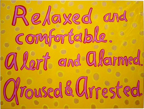Angela Brennan Relaxed & Comfortable, 2003; oil on linen; 137 x 183 cm; enquire