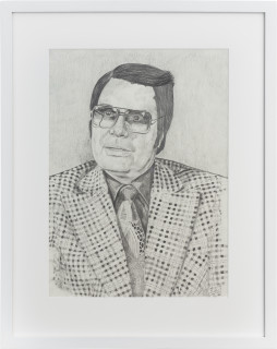 Callum Morton Monster's Ball #1, 2020; pencil on paper; 56.5 x 45 cm; more info; enquire