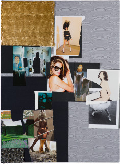 Jacqueline Fraser THE MAKING OF BEATRIZ AT DINNER 2019, 2019; collaged mixed media; 122 x 90 cm; enquire