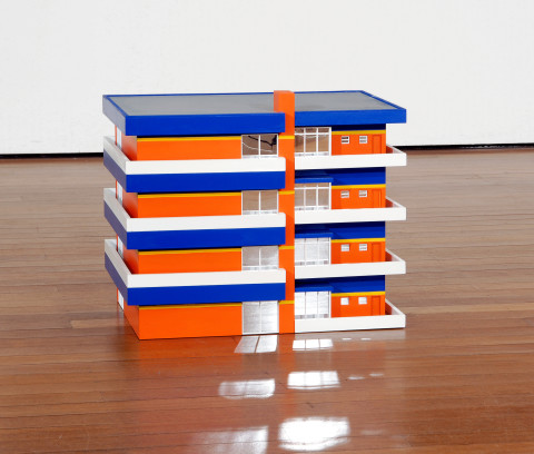 Callum Morton Apartment #1: Beau Block, 2007; wood, acrylic, synthetic polymer paint; enquire