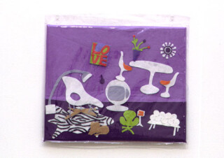 Kathy Temin Arrange Your Own Room, 1998-99; Felt on felt, plastic wrap; 39 x 32 cm; Edition of 3; enquire