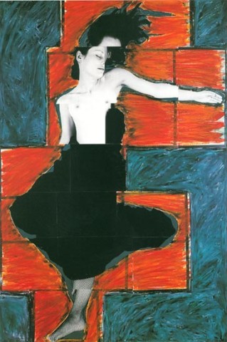 Julie Rrap Persona and Shadow: Conception, 1984; cibachrome print; approx. 194 x 105 cm; Edition of 9 + 2 A/Ps; enquire