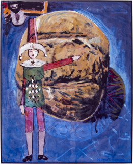 Gunter Christmann Peter's Burger, 1992; acrylic on canvas; 168 x 137 cm; enquire