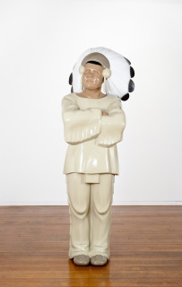Michael Parekowhai The Brothers Grimm 2, 2009; automotive paint on fibreglass; 163 x 52 x 49 cm; enquire