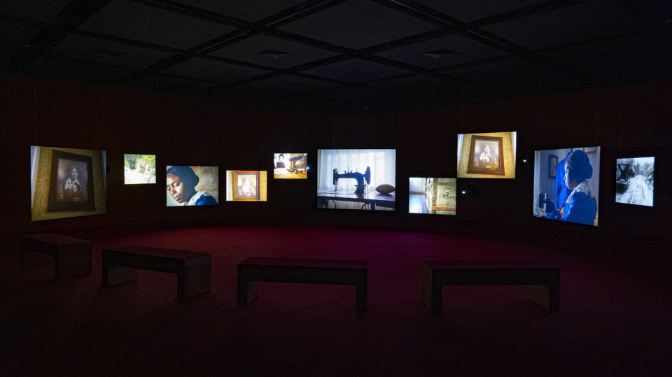 <p></p><p>Installation view, <i>Lessons of the Hour</i>, John Curtin Gallery, Perth, Photo: Brad Coleman</p>    <p></p>