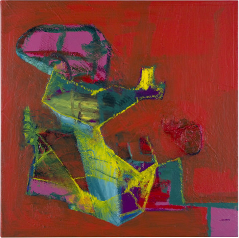 Gareth Sansom Offertura, 2012; oil and enamel on linen; 60 x 60 cm; enquire