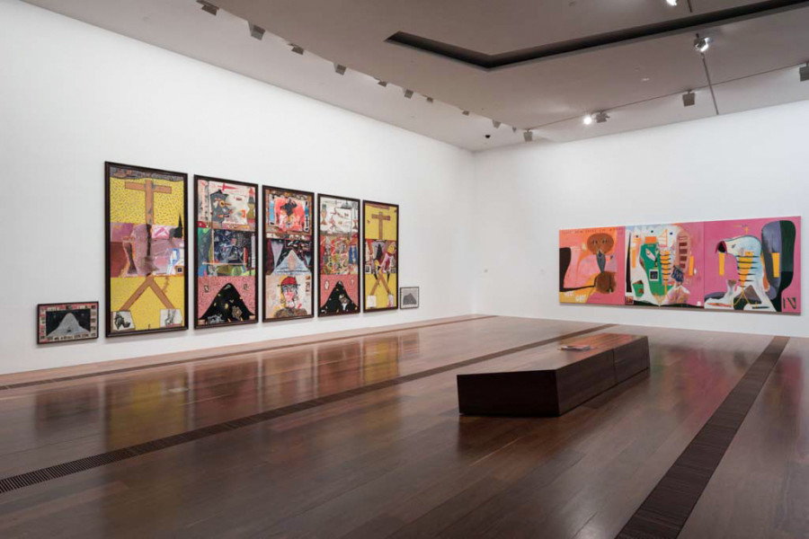 Installation view, Gareth Sansom, Transformer, National Gallery of Victoria, Melbourne (15 September 2017– 28 January 2018)