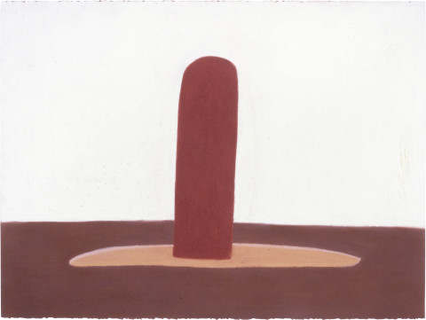 Fiona Foley Central, Sand Sculpture, 1988; pastel on paper; 56.5 x 76.5 cm; enquire