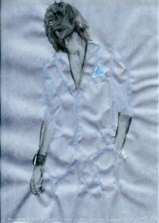Jacqueline Fraser YOU DON'T KNOW SHIT FROM CLAY >, 2004; aquarelle on French calque paper; 30 x 21 cm; enquire