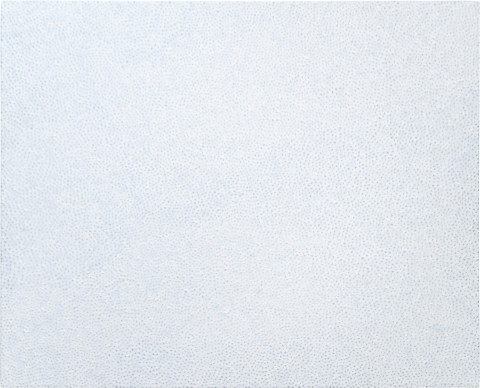 Yayoi Kusama WHITE INFINITY NETS [OPRSSOA], 2007; acrylic on canvas; 130 x 162 cm; enquire